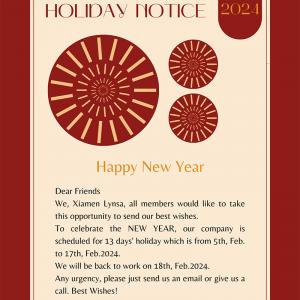 Holiday Notice Holiday Notice